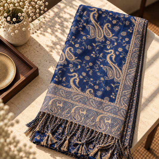 Royal Blue Pashmina